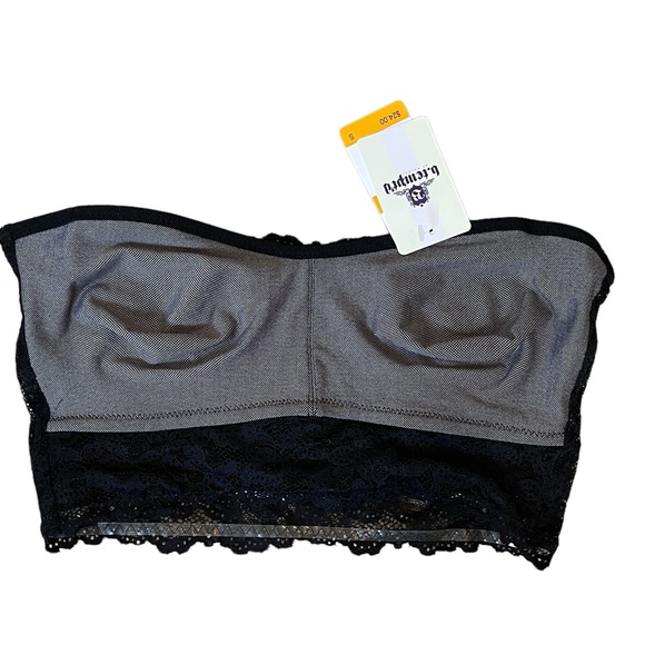 B.TEMPT’D BY WACOAL B. CHARMING BANDEAU BRA IN BLACKENED PEARL - SZ SMALL - NWT! - Picture 4 of 7